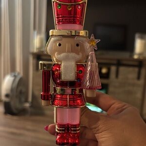 Bath & Body Works Red, Gold, Pink Nutcracker wallflower plug in lights up
